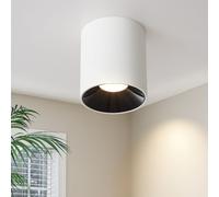 ZMH LED Plafonnier 1ER apparent 7W Spot de plafond Blanc chaud Spot apparent Blanc Spot rond de plafond Petit pour cuisine Salon Salle à manger