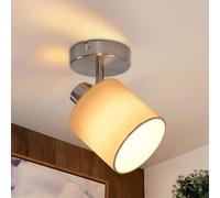 ZMH Plafonnier 1 flamme noir - Spot de plafond Vintage LED Applique murale pivotante 350° E14 pour salon chambre cuisine couloir (sans ampoules)