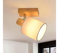 ZMH Plafonnier 1 flamme Plafonnier noir Spot de plafond Vintage LED Spot mural orientable 350° E14 pour cuisine couloir (sans ampoules)