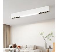 ZMH Plafonnier LED Blanc 17W Spot de plafond 53CM long Dimmable avec télécommande Moderne Eclairage de plafond pour salon couloir chambre cuisine