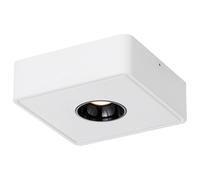 ZMH Plafonnier LED Blanc Spot de plafond apparent avec 1 flamme Spot de plafond blanc chaud Angle 7W pour cuisine salon salle à manger couloir couloir