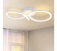ZMH Plafonnier LED Lampe de plafond chambre 24W Lampe de cuisine Design créatif moderne Lampe de salon 3000K Blanc chaud Lampe de couloir Lampe de chambre Blanc Lampes de plafond pour salle à manger C