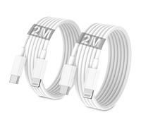 ZMHPJQ Câble USB C Lightnning 2M-Lot de 2 [Certificat MFi] Rapide Type C Câble Charge Chargeur Type C Câble Chargeur pour iPhone 14 13 12 Pro Max Mini/11/XS/X/8 Plus/2020 SE/iPad