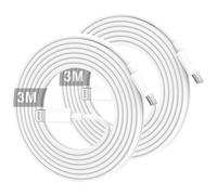 ZMHPJQ Câble USB C Lightnning 3m-Lot de 2 [Certificat MFi] Rapide Type C Câble Charge Chargeur Type C Câble Chargeur pour iPhone 14 13 12 Pro Max Mini/11/XS/X/8 Plus/2020 SE/iPad