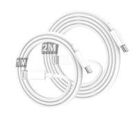 ZMHPJQ Cavo USB-C a Lightnning 1M+2M [Certificato MFi] Cavo USBC iPhone Caricabatterie Rapido Power Filo Lightning USB C per iPhone 14 13 12 Pro Max Mini/11/XS/X/8 Plus/2020 SE/iPad(2Pack)