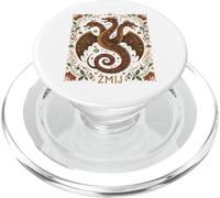 Zmij Slavic Dragon Mythe Païen Folk Serpent Beast Art PopSockets PopGrip pour MagSafe