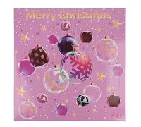 ZMILE COSMETICS Calendrier de l'Avent Traditionnel, carré‚3D Christmas balls’ - Cosmétique végane