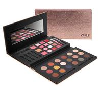 Zmile Palette de maquillage de voyage pour les lèvres et les yeux