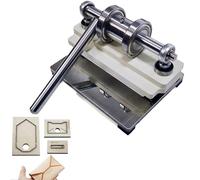 ZMJGLL Découpeuse de Cuir,Machine de découpe de Cuir Presse à la Main,Machine de découpe Manuelle de gaufrage avec Moule à Couteau pour l'artisanat en Cuir et en Papier