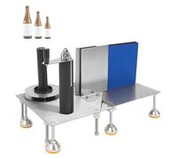 ZMJGLL Étiqueteuse Manuelle pour Bouteilles de Formes variées - Vitesse réglable, Utilisation Facile pour l'artisanat et Les Petites Entreprises, compatibilité Polyvalente avec Divers contenants