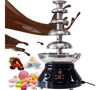 ZMJGLL Fontaine à Chocolat avec réglage de la température, Trous de Ventilation et contrôle Ajustable pour Fondue et Sauce au Fromage Nacho, Utilisation Polyvalente (5)