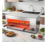 ZMJGLL Gril électrique de comptoir pour Salamandre, fondoir à Fromage, pour Faire Fondre Le Fromage, Griller des sandwichs
