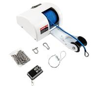 ZMJGLL Guindeau électrique avec télécommande, kit de guindeau Marin Robuste, avec Ligne tressée pour Un ancrage sécurisé, pour Utilisation en mer