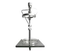 ZMJGLL Instrument de Mesure de l;Angle de Repos des Particules, testeur d;Angle de Repos, conicité 60° ± 0,5°, diamètre intérieur de l;Orifice de décharge 10 mm, pour diverses poudres