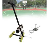 ZMJGLL Kit de marquage Permanent de Terrain de Pickleball,Kit de marquage de Terrain de Basket-Ball avec kit de Dessin de Cercle,Outil de marquage de Sol à poussée Manuelle pour allée