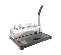ZMJGLL Machine à Relier, relieuse, perforatrice de Tabliers à Peigne, relieuse de cahiers d'appel d'offres 21 Trous, relieuse de cahiers d'appel d'offres 10 Trous, relieuse A4