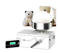 ZMJGLL Machine de Remplissage électrique de Duvet avec pédale de Commande et écran LCD, trémie en Acier Inoxydable, Haute précision de 0,1 g - Idéale pour magasins de vêtements et usines