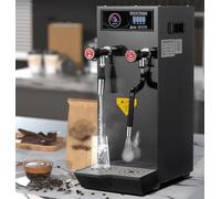 ZMJGLL Mousseur à Lait Automatique, Machine à mousser l;Eau bouillante avec buse Vapeur rotative et contrôle précis de la température pour Le café et Le thé (A)