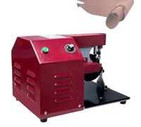 ZMJGLL Outil électrique pour la Teinture des Bords du Cuir : Machine à huiler et à fileter (50 W) à Vitesse et épaisseur réglables - Idéale pour Les projets d'artisanat et Les débutants