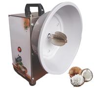 ZMJGLL Râpe à Noix de Coco, Machine à Traiter la Noix de Coco réglable avec Couverture Anti-poussière pour Lame, poignées et Pieds, Outil électrique pour l'extraction de la Chair de Coco