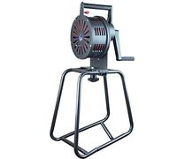 ZMJGLL Sirène d;Alarme Robuste à manivelle de 120 DB pour la sécurité Incendie et Le Sauvetage, Alarme puissante d;Alerte aérienne avec Socle sur Rail pour la Protection