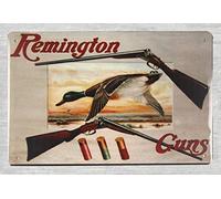 ZMKDLL Plaque en métal d'extérieur - 30,5 x 20,3 cm - Motif canard de chasse - Décoration murale