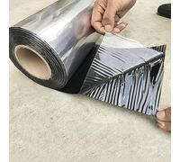 ZMQU Ruban butyle imperméable, Ruban de réparation de toit en papier d'aluminium bitume auto-adhésif 0,1-1 m x 1-10 m(0.9x5m(3x16.4ft))