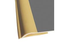 ZMTGLTG Bande De Transition De Sol en PVC, Bande De Chant Moquette-carrelage, Adaptée Aux Transitions De Seuil d'une Hauteur Inférieure À 6 Mm.(Camel)