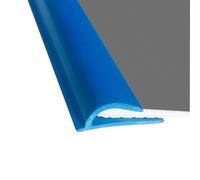 ZMTGLTG Bande De Transition De Sol en PVC, Bande De Chant Moquette-carrelage, Adaptée Aux Transitions De Seuil d'une Hauteur Inférieure À 6 Mm.(Blue)