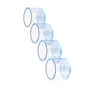 ZMTGLTG Lot de 4 Protections de Pieds de Chaise Rondes en Silicone, protègent Les Pieds de Table et de Bureau des Rayures et réduisent Le Bruit.(40MM)