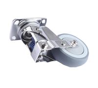 ZMTGLTG Roue Universelle amortissante de qualité Industrielle avec Ressort, Roulette Anti-poussière, Chariot Robuste, Caoutchouc résistant à l'huile, Installation Facile(Directional)