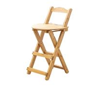 ZMTGLTG Tabouret Haut Pliable Portable avec Dossier, Léger Et Facile À Ranger, Escabeau Stable for Comptoirs De Cuisine Et De Bar(M)