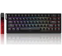 ZMX MADLIONS MAD 68 HE Clavier de jeu magnétique RVB, effet Hall 65 %, déclenchement rapide, activation réglable, Hot Swap, clavier mécanique filaire avec touches PBT pour PC/Mac (noir)