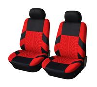 ZMXRF Voiture Housses Siège pour Peugeot Partner 2000-2024,Confortables Respirantes Tissu Lavable Housses Siège Avant et Arrière Housses Siège,Red