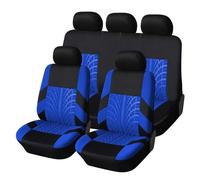 ZMXRF Voiture Housses Siège pour Toyota RAV-4 LWB/Vanguard 2007-2012,Confortables Respirantes Tissu Lavable Housses Siège Avant et Arrière Housses Siège,Blue A