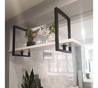 ZMYJTO Étagère Ceig Étagère de Cuisine Rétro Industrielle, Étagère de Tuyauterie en Fer Ceig Étagère de Rangement pour Bricolage, avec Planches, pour Cuisine Bar Restaurant, Jardinière (Taille : 60