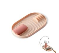 ZMZaoan Holder - Repose-Cuillère - Permet de Mettre de l'Ordre - Support de Couvercle de Casserole et Repose-Cuillère en Un - Support Multifonction Rose pour Spatule, Ustensiles de Cuisine