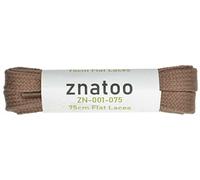 znatoo Lacets plats 75 cm - Taupe - 9 mm