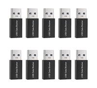 Znchgdtre Bloqueur Transfert Données Aluminium | Connectez entre le câble USB et l’appareil pour bloquer la transmission de données pendant la charge.