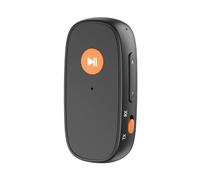Znchgdtre Émetteur Audio Bluetooth Version 5.3 Récepteur sans 3,5 mm 200mAh | Module 200mAh offrant autonomie élevée, connectivité Bluetooth 5.3, sortie AUX 3,5 mm, noir plastique.