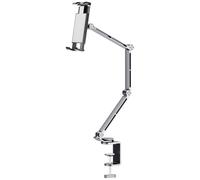 Znchgdtre Support Flexible Installation Précision Gris | Cadre pliable en alliage , fixation facile par vis, prise antidérapante en silicone pour devices 4-12,9 pouces.