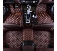 ZNCJY Full Coverage Car Floor Mats Set pour Cadillac Escalade (6 Seats) 2015 2016 2017 2018 2019, Tapis de Sol Auto en Cuir Complet Entouré Étanche Car Floor Mat Pied,G-Brown