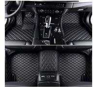 ZNCJY Full Coverage Car Floor Mats Set pour Hyundai Accent 2018 2019 2020 2021 2022 2023 2024 2025, Tapis de Sol Auto en Cuir Complet Entouré Étanche Car Floor Mat Pied,A-Black