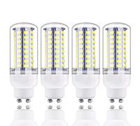 ZNEL Ampoules LED Super Bright LED 12W 6500K Blanc Froid 1200 Lumens Équivalent 100W Lampe Incandescente, Base GU10 LED Ampoules Non Dimmables Pack De 4 Pour Divers Éclairages,AC 220V~240V