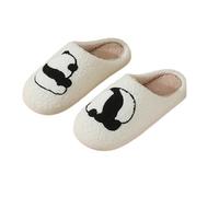ZNEL Chaussons Panda pour Femmes Et Hommes Chambre D'intérieur pour Vacances Pantoufles Antidérapantes Chaussures en Peluche Douce Doublés De Fausse Laine(42/43 EU, Panda-B)