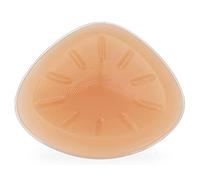ZNEL Faux Seins Forme De Poitrine en Silicone 100G-600G/Pièce Soutien-Gorge Triangulaire Concave Auto-Adhésif pour Prothèse De Mastectomie Crossdresser Mammaires,Nude,250g/Piece