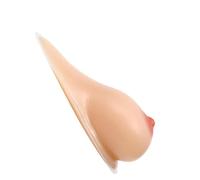 ZNEL Travesti Transgenre Mammaires en Silicone Auto-Adhésif Et Affaissées Faux Seins Prothèse De Mastectomie Inserts pour Soutien-Gorge(EE Cup (1600g/Pair), Nude)