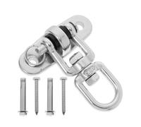 ZNJAMN 1pcs Heavy Duty Stainless Steel Swing Hook Rotating Hammock Chair Hanging Hardware for Porch Patio Set Kit pour Suspension