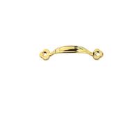 ZNJAMN 2 pièces boutons Vintage tiroir tire Antique en alliage de Zinc poignées d'armoire poignées de porte en Bronze poignées de meubles für Innen- und Außenbereich(79mm-Gold)