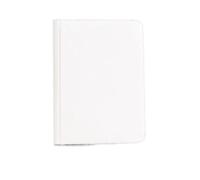 ZNJAMN Album pour Documents Et Billets Album de Collection for Cartes à Collectionner, classeur Couverture PU et Fermeture éclair pour Billets De Banque PliéS(White)